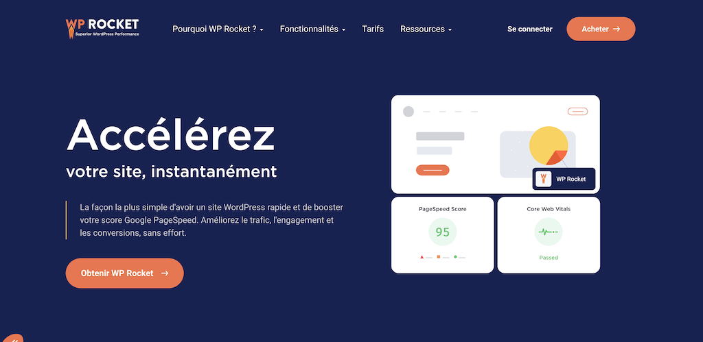 wp rocket performance et vitesse