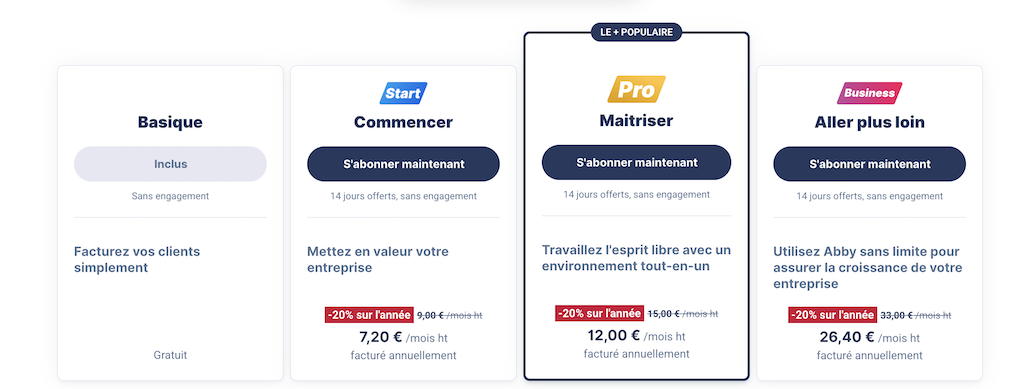 Abby logiciel de facturation indépendant