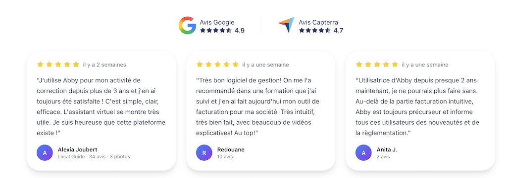 Abby logiciel de facturation indépendant